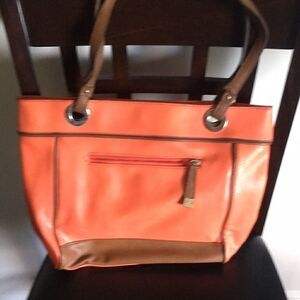 Peach shoulder bag   